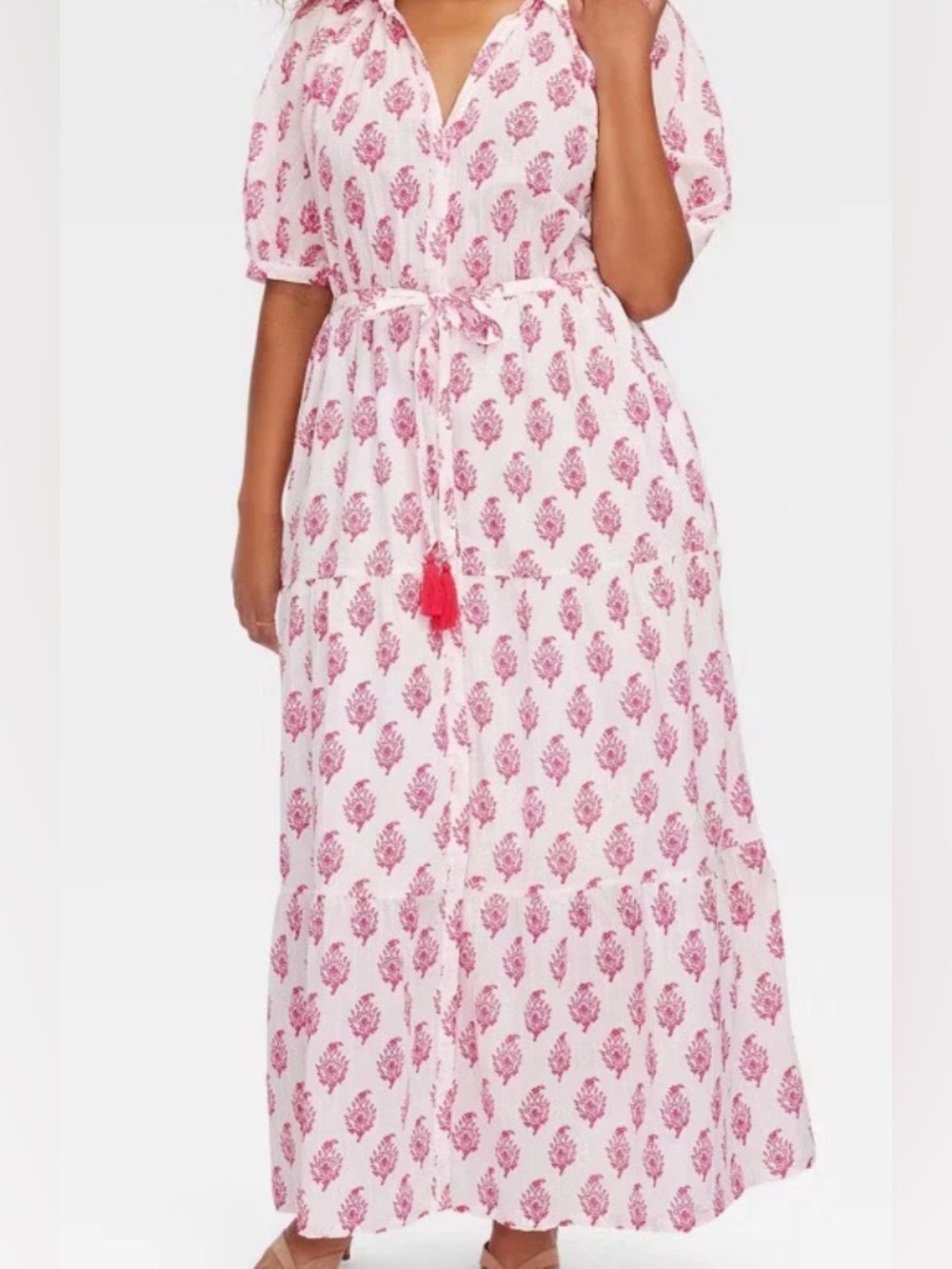 Roller Rabbitx Target Women's Bouquet Short Sleeve Maxi Dress size M